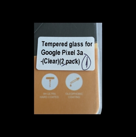 ⭐Supershieldz screen protector for Pixel 3a in box - Picture 3 of 3